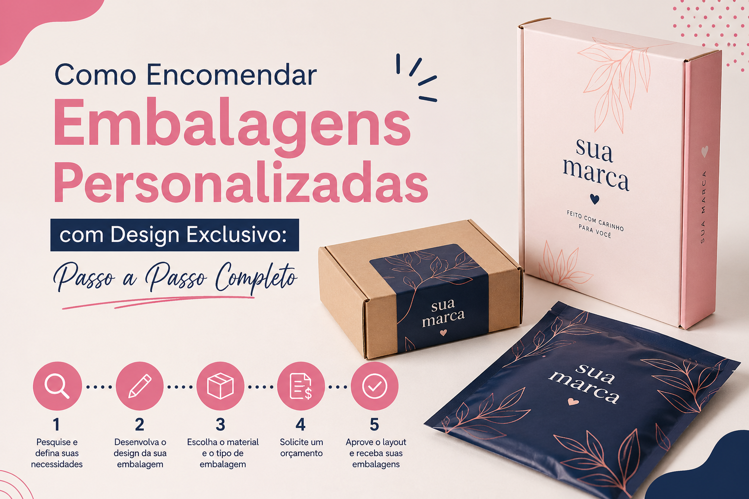 Como Encomendar Embalagens Personalizadas com Design Exclusivo: Passo a Passo Completo